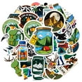 thumbnail image 2 of 35pcs Hiking Stationery Stickers Adventure Waterproof Graffiti Decals Nature DIY Stickers for Laptops Suitcases Notebooks, 2 of 9
