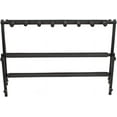 thumbnail image 4 of Rack type 3/5/7/9 square guitar brackets black Triple Folding Multiple Guitar Holder Rack Stand，Guitar Stand Storage (7 Bracket), 4 of 18