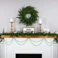 thumbnail image 3 of Northlight Shiny Metallic Beaded Christmas Garland - 15' x .25" - Emerald Green - Unlit, 3 of 5