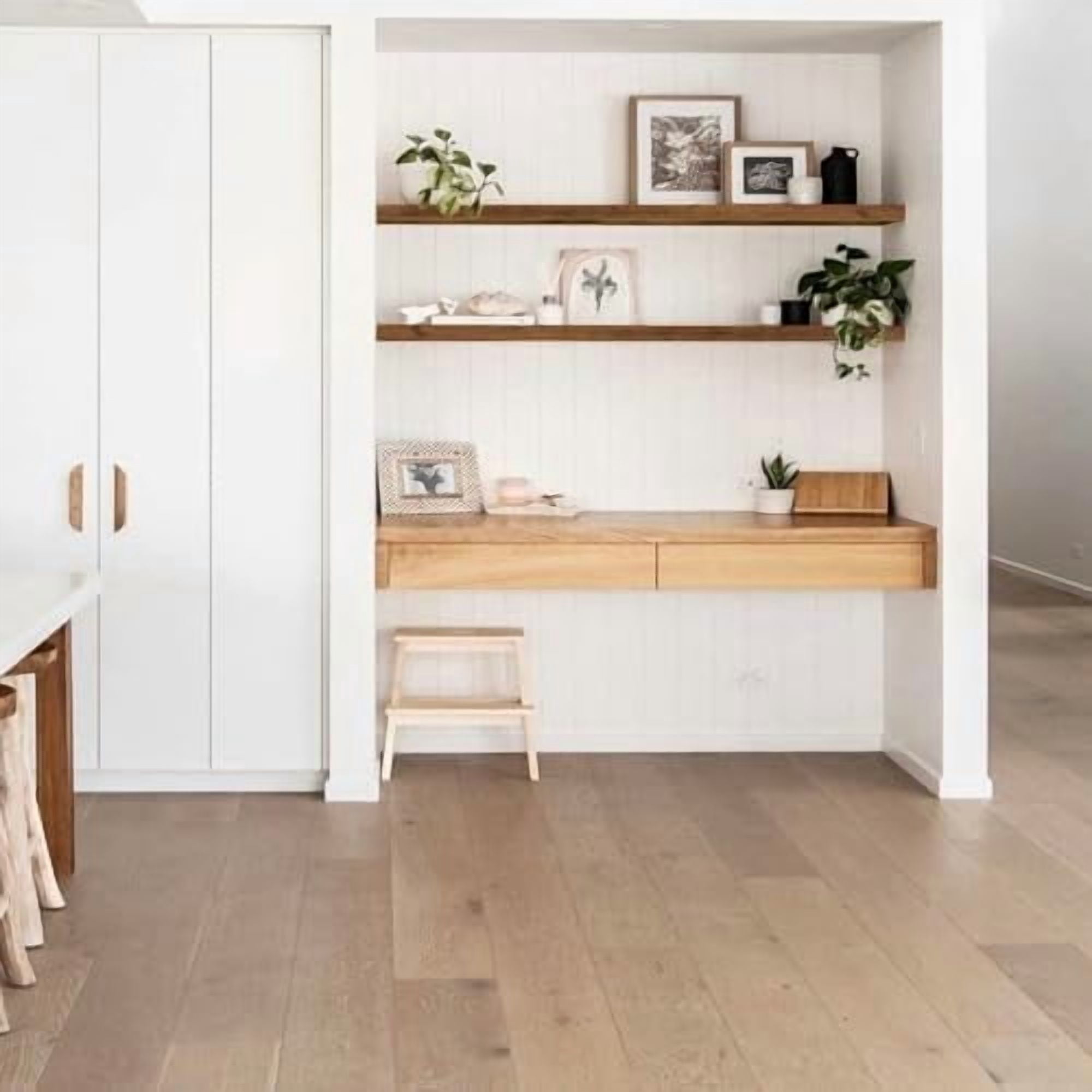 Floating Shelves for Wall 55.1" Extra Long - Wall Shelf Bathroom Kitchen Living Room Bedroom Farmhouse Home Decor Display Bookshelf Large 55.1 x 9.3 inch Set of 2, Rustic Brown (008-140BN)