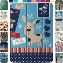 DuraSafe Cases iPad Pro 10.5 2017 Inch Air 3 [ Air 3rd 2019 ] Generation MUUL2LL/A MUUK2LL/A MUUJ2LL/A MUUT2LL/A MUUR2LL/A MUUQ2LL/A Ultra Slim Smart Auto Sleep / Wake Printed PC Cover - Puppy Friend