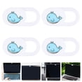 thumbnail image 4 of Whale Pattern Webcam Cover for Privacy Protection Ultra Thin ABS Material Multi Color Fits Most Devices 4Pcs, 4 of 9