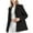 Black, variant on Womens Casual Oversized Blazer Button Down Long Sleeve Lapel Work Office Blazer Jackets with Pockets Khaki S