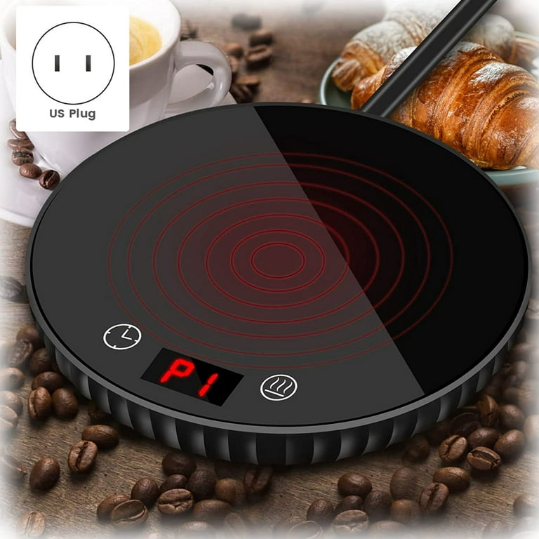 Retro Coffee Mug Warmer for Office Home with 3 Temperature Settings  Auto-Off Cup Warmer Plate for Cocoa Tea Water Milk Gift Idea