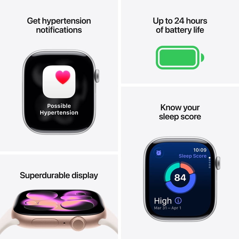 Apple Watch Series 11 [GPS 46mm] Smartwatch with Rose Gold