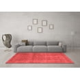 thumbnail image 3 of Ahgly Company Indoor Square Persian Red Bohemian Area Rugs, 6' Square, 3 of 4