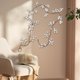 thumbnail image 1 of Tallos de bayas blancas artificiales, 2 m, decoración navideña para el hogar, ramas de acebo para árbol de Navidad, boda, vacaciones, decoración del hogar., 1 of 6
