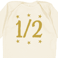 thumbnail image 4 of Inktastic Half Birthday Gold Stars Boys or Girls Long Sleeve Baby Bodysuit, 4 of 5