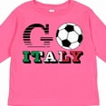 thumbnail image 4 of Inktastic Go, Italy Soccer, Football Boys or Girls Long Sleeve Toddler T-Shirt, 4 of 5