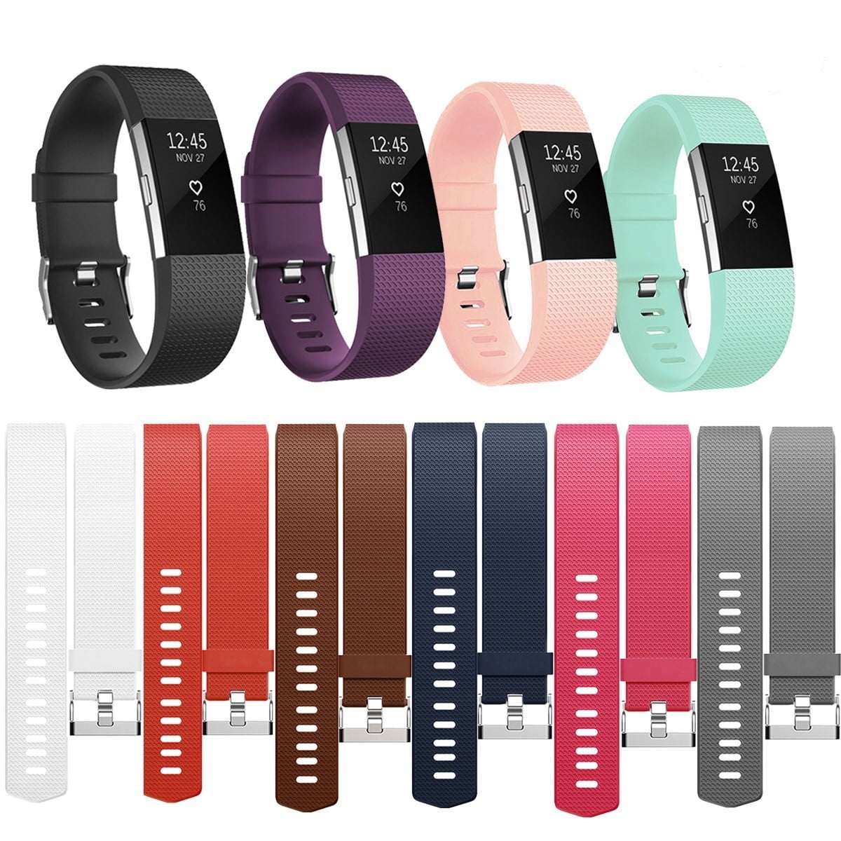 iGK - For Fitbit Charge 2 Bands 10 PACK 