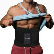 ABZON Mens Waist Trainer Neoprene Waist Trainer for Men Tummy Control Sweat Belt and Lumbar Support.