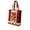2D Tote Bag 1, variant on Christmas Tote Bag For Women, Reusable Quilted Shopping Tote With Reinforced Handles, Large Capacity Shopping Handbag Quilted Shoulder Carryall Vintage Bell Print