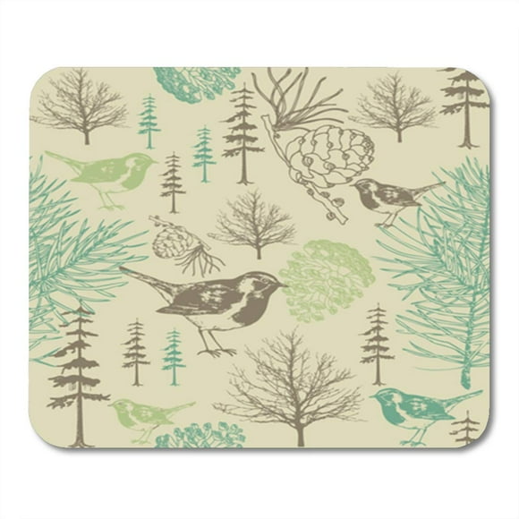 JSDART Feather Birds Nest Wedding Egg Flying Silhouette Holiday Peace Mousepad Mouse Pad Mouse Mat 9x10 inch