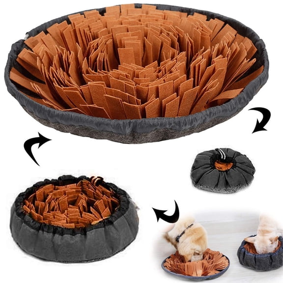 Pet Snuffle Mat for Dogs, Interactive Feed Game for Boredom, Encourages Natural Foraging Skills for Cats Dogs Bowl Travel Use, Dog Treat Dispenser Indoor Outdoor Stress Relief
