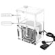 thumbnail image 4 of Bomba de Agua de la Computera Tanque de Agua, Conector Pequeño de 4 Pines 11.5 Pies Bomba de Agua de la Computera Centrifugal 150 ml Para Reemplazo, 4 of 7