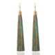 thumbnail image 1 of Qarigey Borla Pendientes Candelabro Bohemio Cuerda larga Joyería exagerada Oreja Cuelga Flecos Día de San Valentín Niñas Par de aretes Ropa, zapatos y accesorios Miscelánea Vistoso Qarigey AP010294-12, 1 of 6