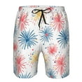thumbnail image 3 of Logiee Bright Colorful Fireworks Print Mens Swim Trunks Quick Dry Board Shorts,Breathable Hawaii Beach Shorts Swimwear Bathing Suits-X-Large, 3 of 6
