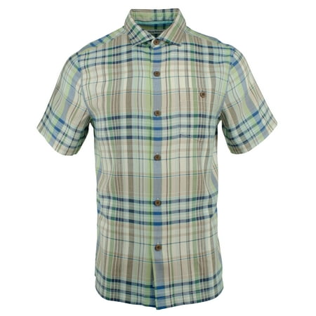 Men's Palmera Plaid Camp Shirt-AM-S