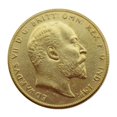 thumbnail image 1 of Moneda conmemorativa británica de 1 libra de oro soberana 1902-1910, 1 of 2