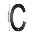 thumbnail image 6 of Soumake Black House Numbers Door Number Letters For Outside Signs Easy Installation Plastic Matte Numbers Letters Sign For Home Address Mailbox, 6 of 8