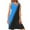 Black, variant on IROINNID Fit&Flare Dress For Women Sleeveless Round Neckline Casual Color-Blocking d Dress Strapless Contrast Color Dress