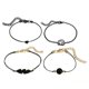 thumbnail image 1 of Pulseras De Mujer Pulseras Ajustables Pulseras Trenzadas Hechas A Mano Para Novia Esposa Madre Amigos 4 Piezas Methold AP005725-00, 1 of 6