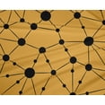 thumbnail image 5 of oneOone Polyester Spandex Mustard Yellow Fabric Sewing Material Print Fabric By The Yard 56 Inch Wide, 5 of 5