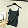 thumbnail image 2 of Endives Women's Tanks Tops Spaghetti Strap Sleeveless V Neck Summer Innerwear Slimming Shaping Basic Thin Casual Top, 2 of 5