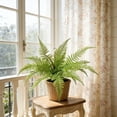 thumbnail image 3 of C Artificial Green Plant Bush For Indoor Outdoor Wall Garden Decor 23.62X22.83 Inch, 3 of 7