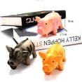 thumbnail image 6 of Animal Pig Shape Latex Chew Squeakers Puppy Dogs Grind Teeth Sound Playing Chew Toys, 6 of 9