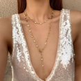 thumbnail image 4 of Lttoisl® Temperament Female Long Tassel Love Clavicle Chain 2024 New Fashion Necklace /а D0D9, 4 of 6