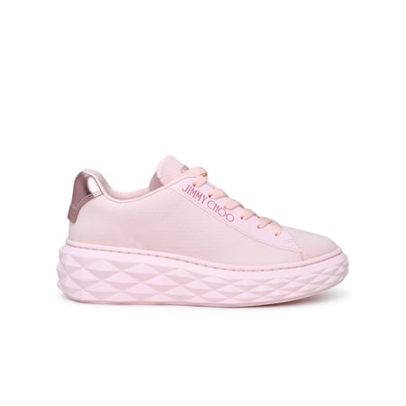 

JIMMY CHOO SNEAKER DIAMOND IN MAGLIA ECO ROSA