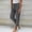 Dark Gray, variant on Loose Breathable Elastic Drawstring Ankle Pants, Women High Waist Side Back Pocket Rolled Cuff Hem Loose Harem Ankle Cropped Casual Daily Summer Trousers, Gray S