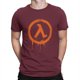 thumbnail image 5 of Camiseta Rise Shine para hombre, Half Life, vintage, de algodón puro, cuello redondo, manga corta, estampada, 5 of 7