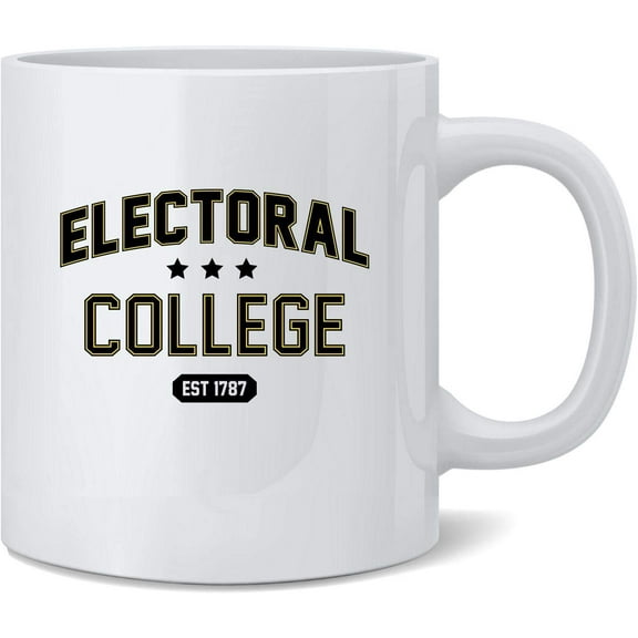Electoral College Alma Mater Sports Parody Political Ceramic Coffee Mug Tea Cup Fun Novelty Gift 12 oz