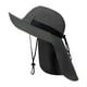 thumbnail image 3 of Sombrero de pesca Strade Fareast Limited con solapa para el cuello Gris claro, 3 of 5