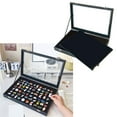 thumbnail image 2 of Huhudde Black Plush Pin Display Holder Collectible Enamel Pin Frame Large Plush Shadow Stand Box for Displaying Medals, 2 of 19