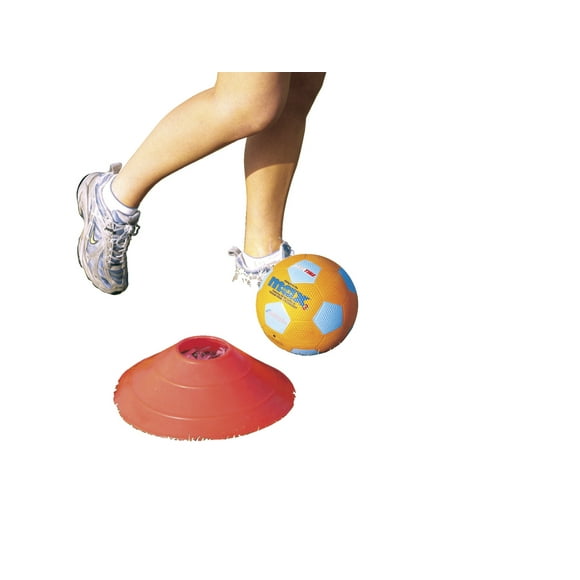 Sportime 9 x 2 in Half Cone Markers, Set of 6