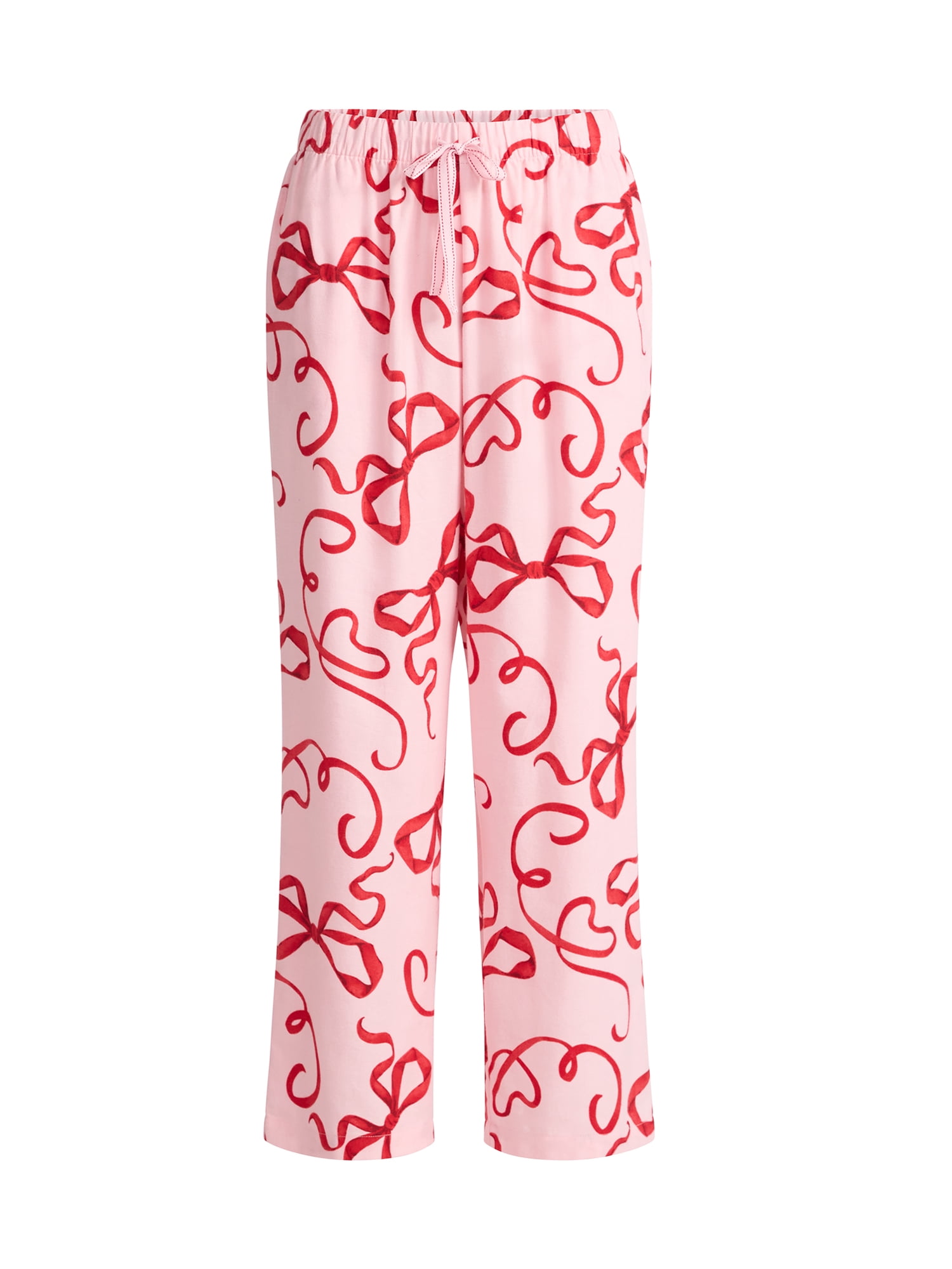 Joyspun Women's Flannel Sleep Pants, 30'' Inseam, Sizes XS-3X