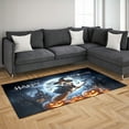 thumbnail image 3 of Happy Halloween Bulldog Witch Pumpkins Bats Indoor Rug Dog Lover Gifts Idea Carpet Living Bed Room Sofa Home Decor - 13012, 3 of 5