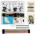 thumbnail image 2 of Basic Starter Kit for Arduino Project,Breadboard, Power Supply, Jumper Wires, Resistors, LED, Electronic Fun Kit Compatible with Arduino R3 Project, Arduino Mega2560 Project, Raspberry Pi, 2 of 6