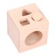 thumbnail image 4 of Bloques de construcción de aprendizaje temprano para niños, cubo clasificador de formas de madera para estudiar geometría, 4 of 14