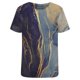 thumbnail image 5 of Fiudx Camisetas para Mujer Camiseta de Manga Corta con Cuello Redondo para Mujer, Blusa Holgada con Estampado de Moda para Adultos, 5 of 5