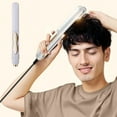 thumbnail image 4 of Plancha de pelo para uso doméstico, flequillo, rizador, rizos rectos, se puede usar con portapapeles, hombres y mujeres, rizador de pelo liso, tabla de planchar, rizador, 4 of 8