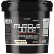 Ultimate Nutrition Muscle Juice Revolution 2600 Weight Gainer, Intestinal Health, Muscle Recovery with Glutamine, Micellar Casein and Time Release Complex Carbohydrates, Cookies N Cream Powder, 11.1 P