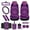 Boho Mandala Flower, variant on Yuyamidu 12 PCS Strawberry Car Front Seat Cover Set Bow Steering Wheel Cover Seat Belt Covers Cup Coasters Keychain Armrest Box Mat Waste Bin Air Vent Holder Rearview Mirror Cover Auto Accessories