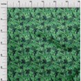 thumbnail image 3 of oneOone Velvet Green Fabric Abstract Floral Sewing Material Print Fabric By The Yard 58 Inch Wide-2rb, 3 of 5