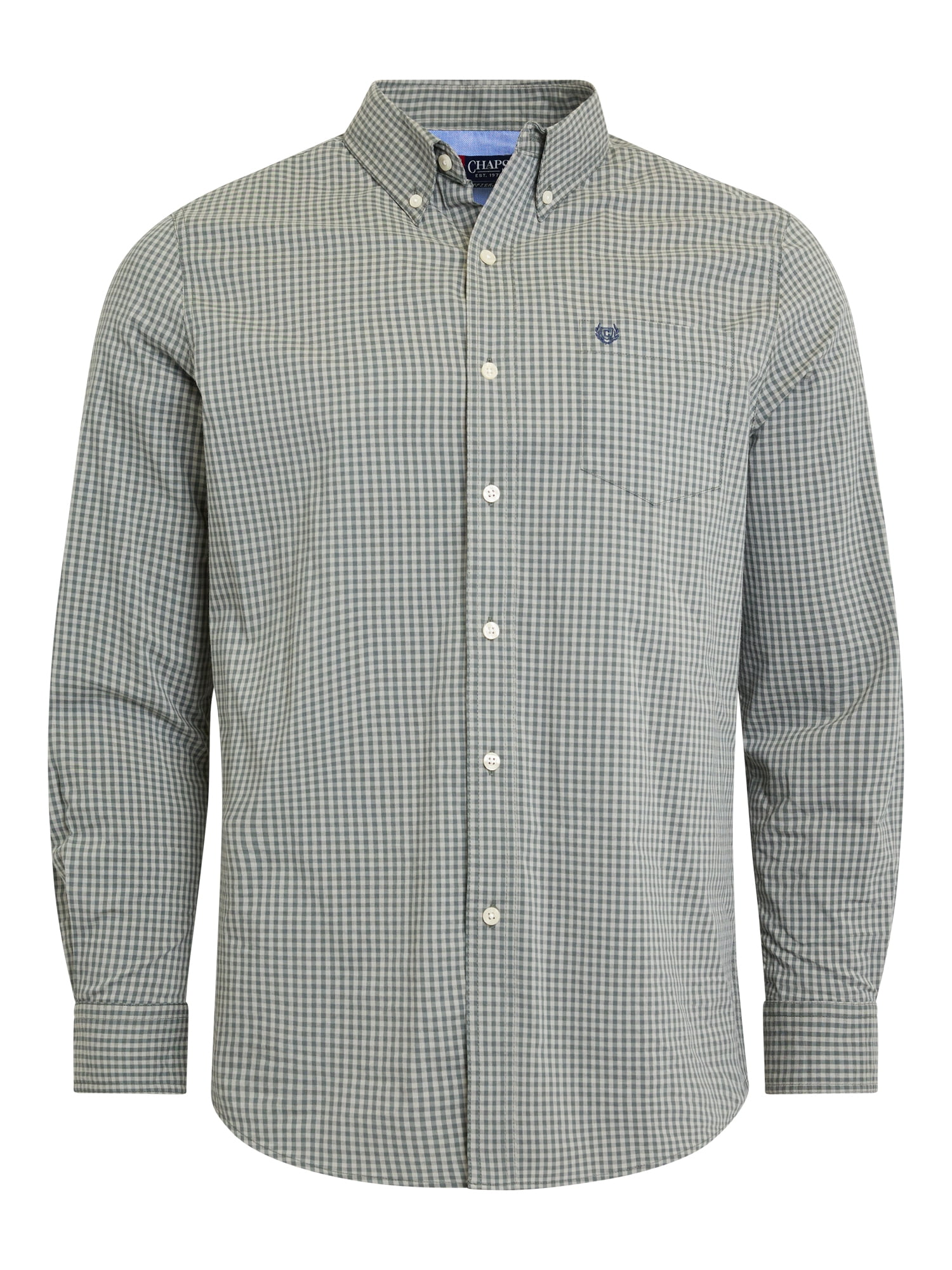 Chaps Men’s and Big Men’s Easy Care Long Sleeve Shirt, Sizes S–2XL