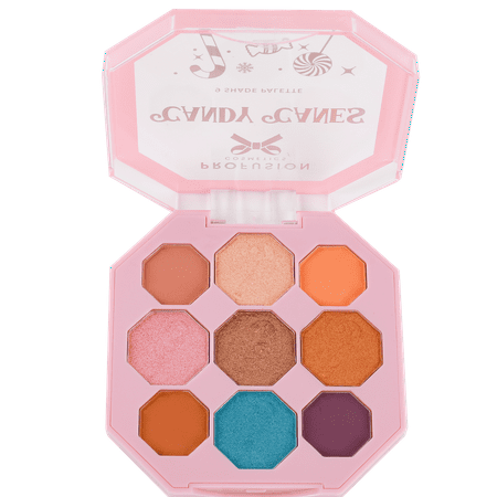 Profusion Cosmetics Sweet Holiday 9 Shade Eyeshadow Palettes -Candy Cane