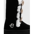 thumbnail image 3 of Bota Invierno Afelpada Color Negro Para Niña Botones negro 22.5, 3 of 8